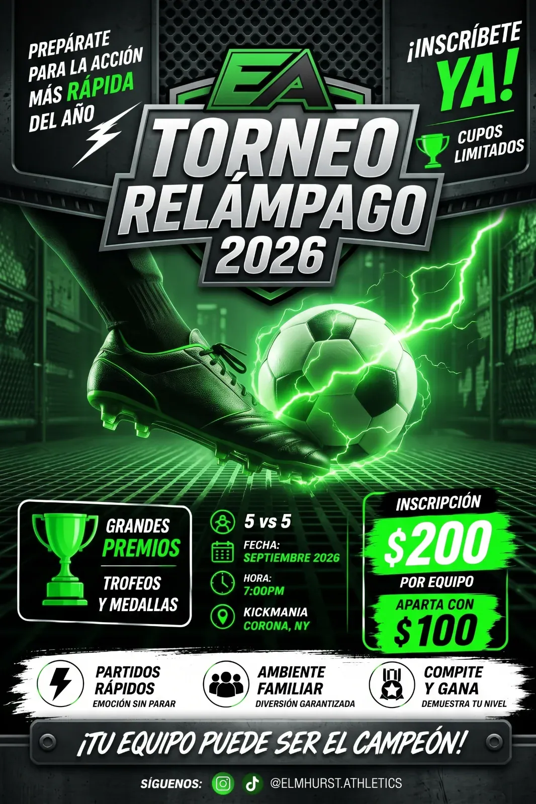 Elmhurst Athletics Queens World Cup 2026